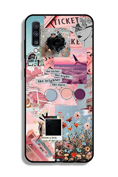 Tolwak غطاء حماية لهاتف سامسونج جالكسي A70 - كلما أظلم الليل، كلما أشرقت النجوم