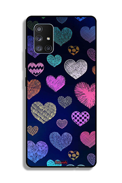 Tolwak غطاء حماية لهاتف سامسونج جالاكسي A71 5G بنقشة قلوب داجا