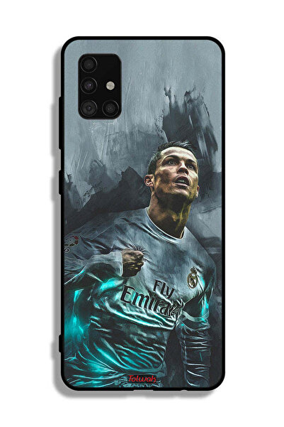 Tolwak غطاء حماية لهاتف سامسونج جالاكسي A51 5G برسومات كريستيانو رونالدو