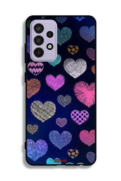 Tolwak غطاء حماية لهاتف سامسونج جالكسي A52 بنقشة قلوب داجا