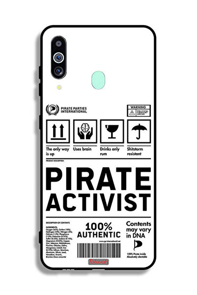 Tolwak غطاء حماية لهاتف سامسونج جالاكسي A60، ملصق ناشط خاص