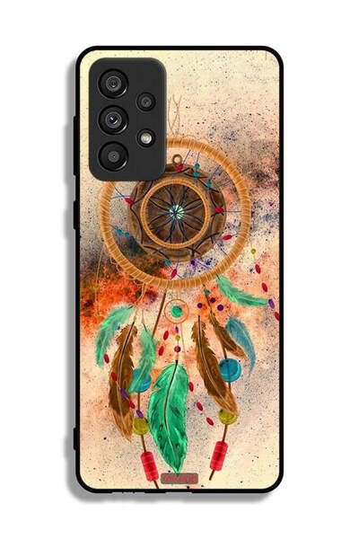 Tolwak غطاء حماية لهاتف سامسونج جالاكسي A73 5G بنقشة ريش ماندالا معلق