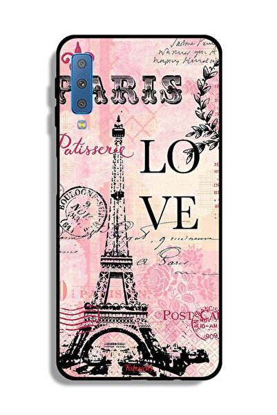 Tolwak غطاء حماية لهاتف Samsung Galaxy A7 (2018) باريس لوف