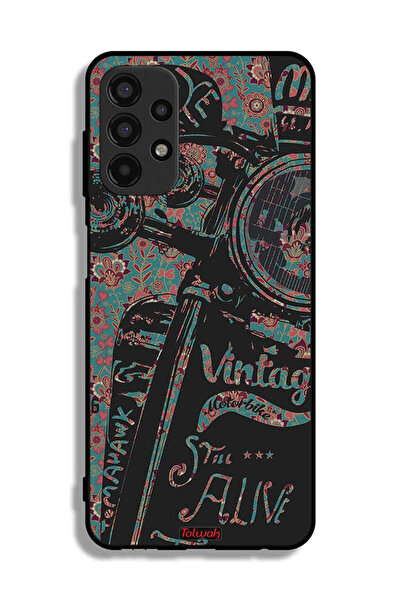 Tolwak Samsung Galaxy A13 4G Protective Case Cover Vintage Motorbike