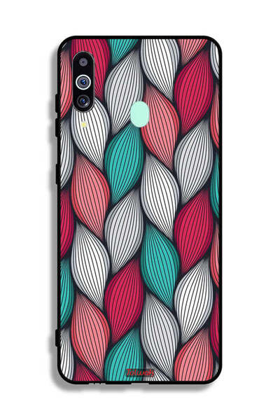 Tolwak غطاء حماية لهاتف سامسونج جالاكسي M40 بنقشة ريشة