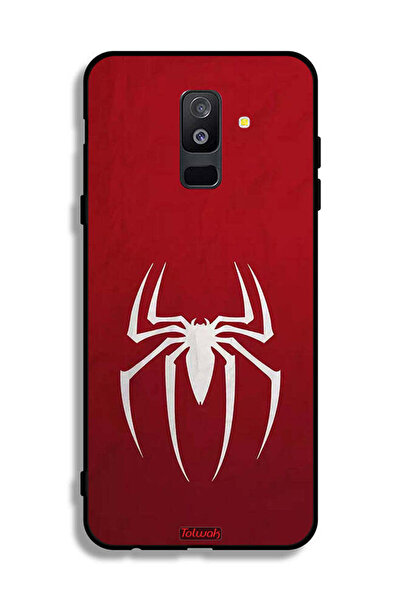 Tolwak غطاء حماية بتصميم Spider Icon من سامسونج جالكسي A6 بلس (2018)