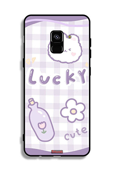 Tolwak غطاء حماية لهاتف Samsung Galaxy A8 Plus (2018) Lucky Cute