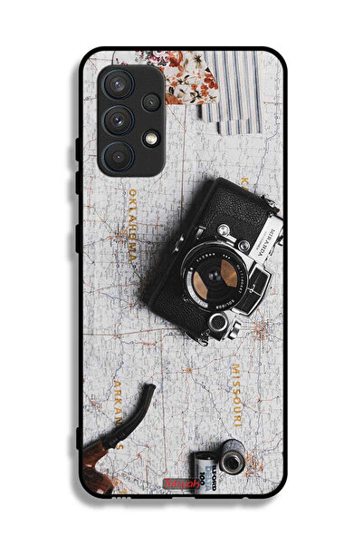 Tolwak Samsung Galaxy A32 4G Protective Case Cover Vintage Camera