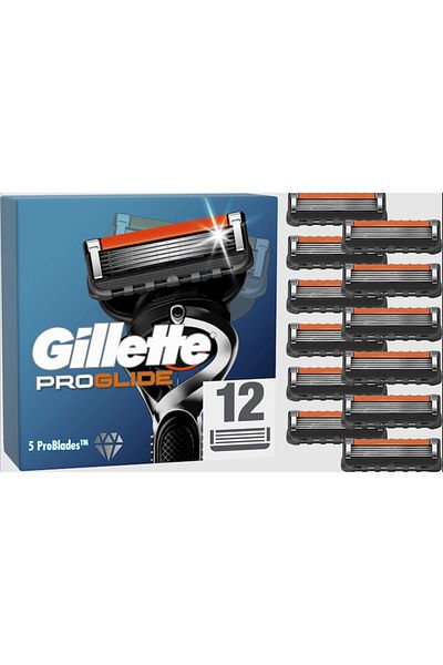 Gillette Gillette ProGlide Razor Refills, 12 pieces