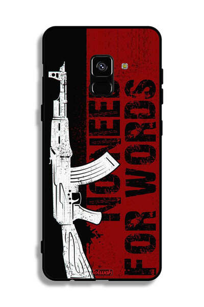 Tolwak غطاء حماية لهاتف Samsung Galaxy A8 Plus (2018) لا داعي للكلمات