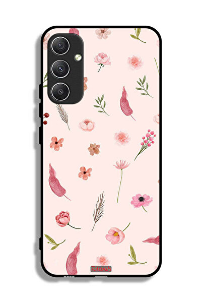 Tolwak غطاء حماية لهاتف سامسونج جالاكسي A34 5G بنقشة أوراق وورود