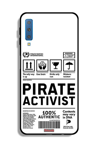 Tolwak غطاء حماية لهاتف Samsung Galaxy A7 (2018) - ملصق ناشط خاص