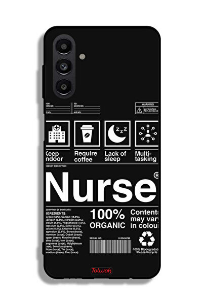 Tolwak Samsung Galaxy A13 5G Protective Case Cover Nurse Sticker