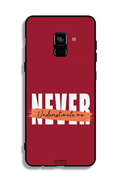 Tolwak غطاء حماية لهاتف Samsung Galaxy A8 Plus (2018) لا تستهين بي أبدًا