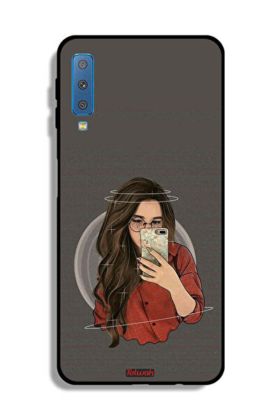 Tolwak غطاء حماية لهاتف Samsung Galaxy A7 (2018) لالتقاط صورة سيلفي