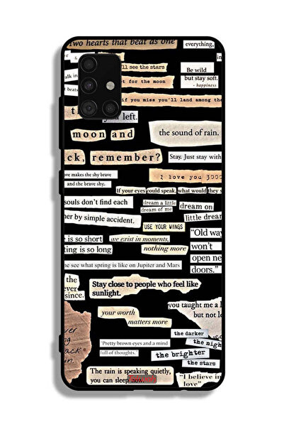 Tolwak سامسونج جالاكسي A51 4G سامسونج جالاكسي A51 4G غطاء واقي ملصقات اقتباسا...