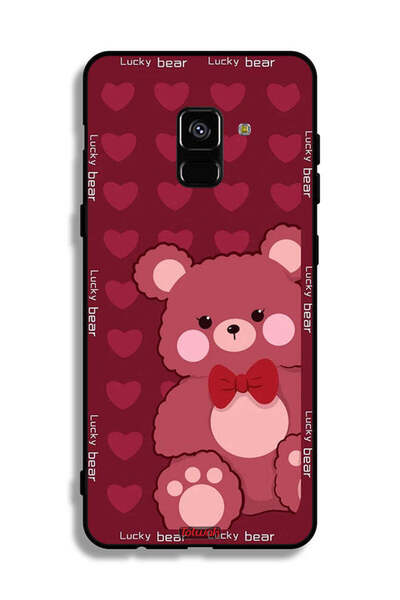 Tolwak غطاء حماية لهاتف Samsung Galaxy A8 Plus (2018) Lucky Bear