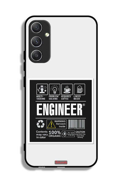 Tolwak غطاء حماية لهاتف سامسونج جالاكسي A34 5G، ملصق مهندس