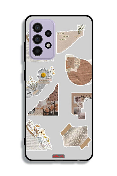 Tolwak غطاء حماية لهاتف سامسونج جالكسي A52 بقطع من الملصقات الورقية