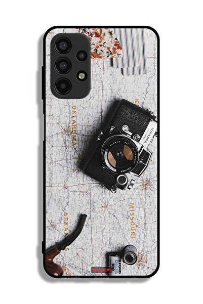 Tolwak Samsung Galaxy A13 4G Protective Case Cover Vintage Camera