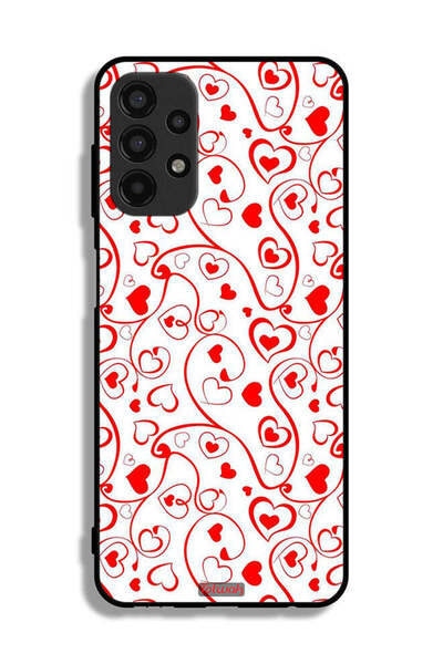 Tolwak Samsung Galaxy A13 4G Protective Case Cover Hearts Pattern