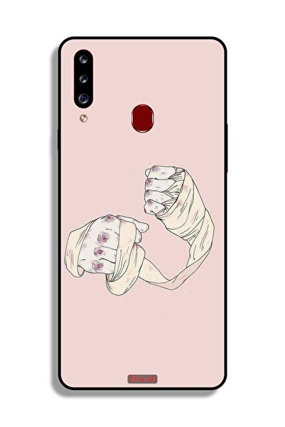 Tolwak غطاء حماية لهاتف Samsung Galaxy A20s بتصميم فن المقاتل