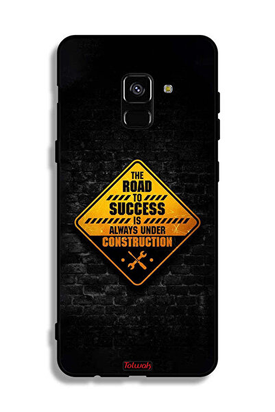 Tolwak غطاء حماية لهاتف Samsung Galaxy A8 Plus (2018) الطريق إلى النجاح دائمً...