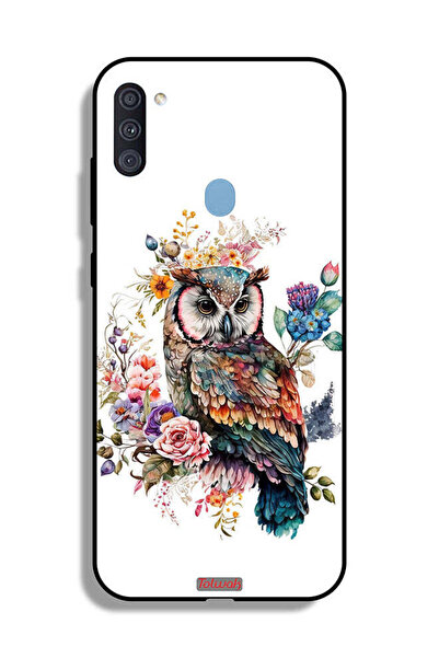 Tolwak غطاء حماية لهاتف Samsung Galaxy A11 بتصميم بومة فنية تجريدية