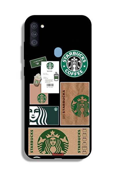 Tolwak سامسونج جالاكسي A11 غطاء واقي ملصق ستاربكس ستاربكس