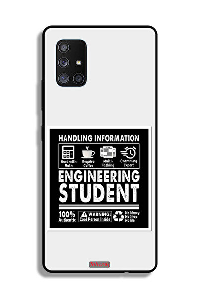 Tolwak غطاء حماية لهاتف Samsung Galaxy A71 5G، ملصق طالب هندسة