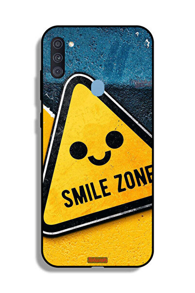 Tolwak Samsung Galaxy A11 Protective Case Cover Smile Zone