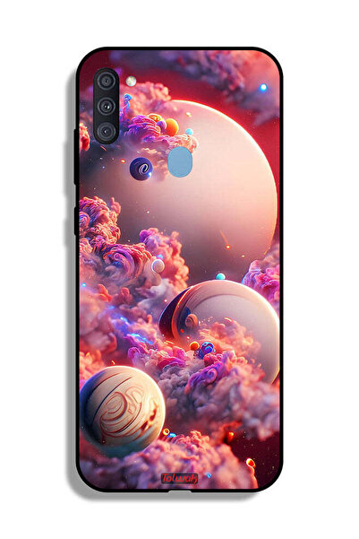 Tolwak Samsung Galaxy A11 Protective Case Cover Clouds Abstract Art