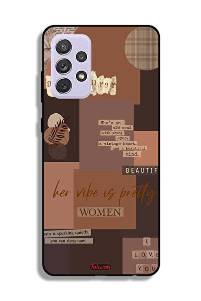 Tolwak Samsung Galaxy A72 5G Protective Case Cover Adventurer Women