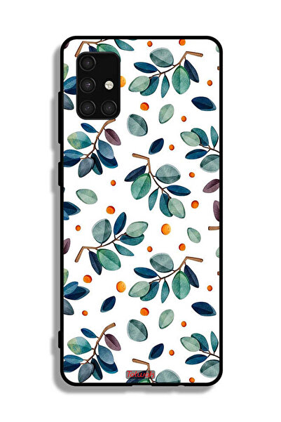 Tolwak غطاء حماية لهاتف سامسونج جالاكسي A71 4G بنقشة أوراق الشجر