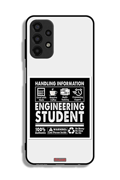 Tolwak غطاء حماية لهاتف Samsung Galaxy A13 4G ملصق طالب الهندسة