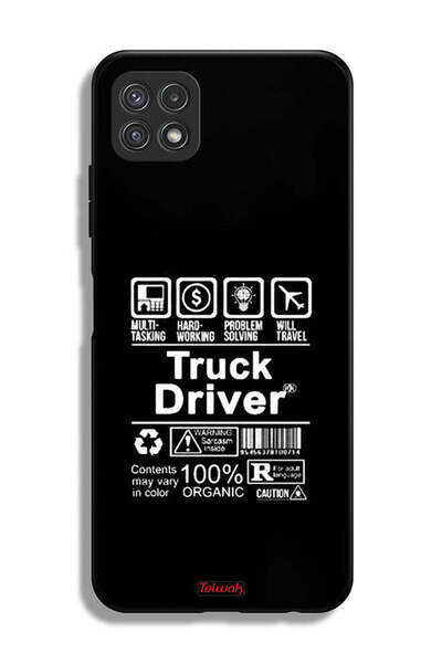 Tolwak غطاء حماية لهاتف Samsung Galaxy A22 5G، ملصق سائق شاحنة