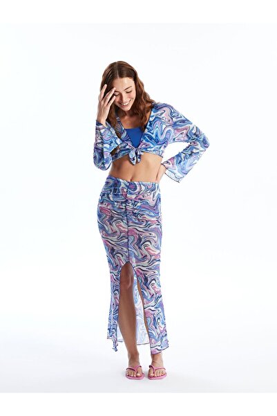LC Waikiki LCW DREAM Γυναικεία φούστα παραλίας με ελαστική μέση