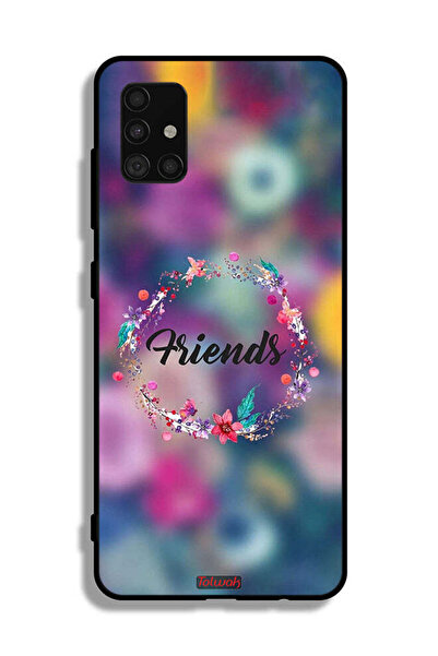 Tolwak غطاء حماية لهاتف سامسونج جالاكسي A51 5G، رسمة خاتم أصدقاء الزهور