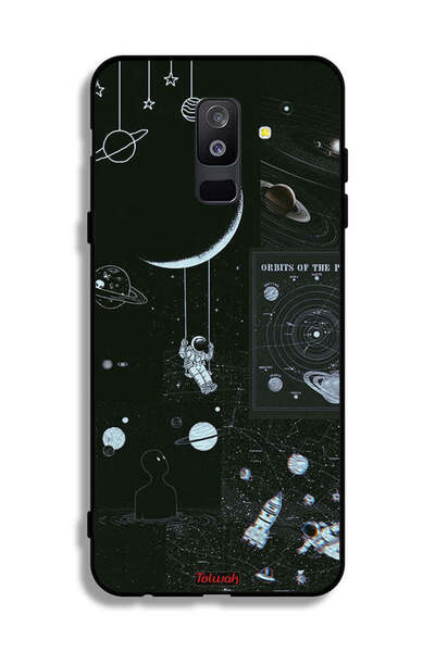 Tolwak غطاء حماية لهاتف سامسونج جالكسي A6 بلس (2018) - مدارات الكواكب