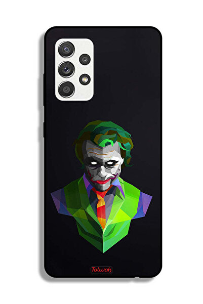 Tolwak Samsung Galaxy M32 5G Protective Case Cover Joker Abstract Art