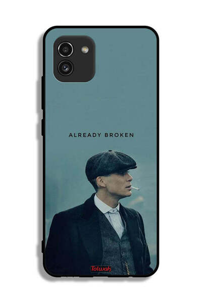 Tolwak غطاء حماية لهاتف Samsung Galaxy A03 مكسور بالفعل