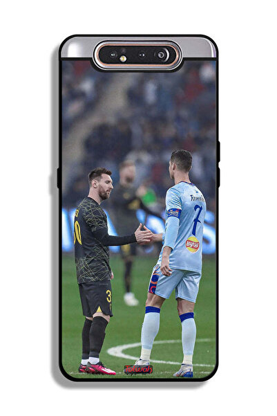 Tolwak غطاء حماية لهاتف سامسونج جالكسي A80 ميسي ورونالدو