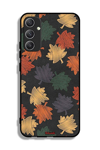 Tolwak غطاء حماية لهاتف سامسونج جالاكسي A34 5G برسومات أوراق الخريف