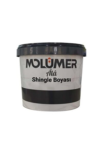 Molümer Çatı Kaplama Shingle (Şıngıl) Boyası 20 KG Siyah