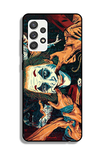 Tolwak Samsung Galaxy M32 5G Protective Case Cover Joker Art