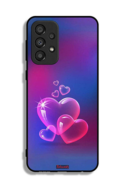 Tolwak غطاء حماية لهاتف سامسونج جالاكسي A33 5G بنقشة قلوب الماء