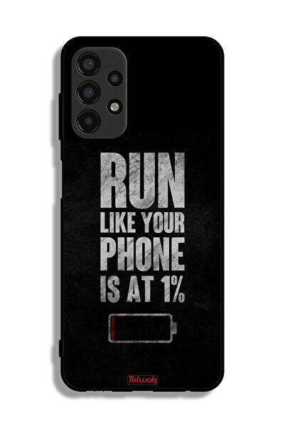 Tolwak غطاء حماية لهاتف Samsung Galaxy A13 4G، اركض كما لو كان هاتفك يعمل بنس...