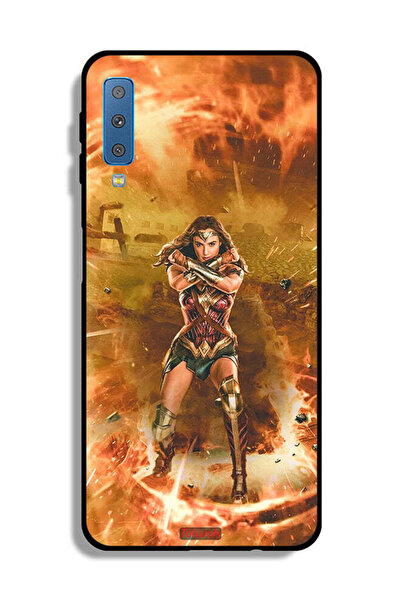 Tolwak غطاء حماية من سامسونج جالكسي A7 (2018) بتصميم Wonder Women