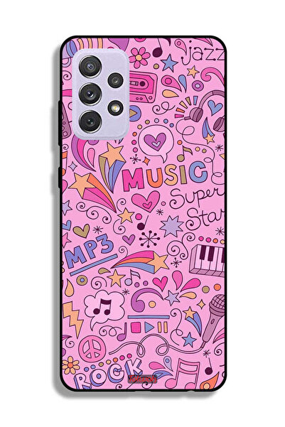 Tolwak Samsung Galaxy A72 5G Protective Case Cover Music Tags