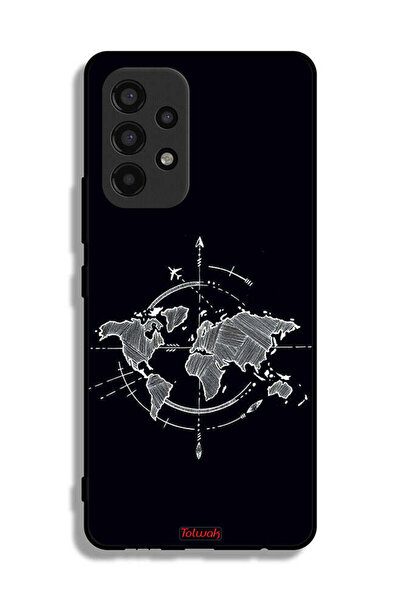 Tolwak غطاء حماية لهاتف سامسونج جالاكسي A53 5G برسومات البوصلة